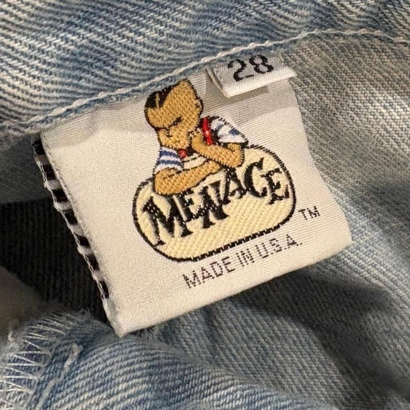 90’s Vintage Skater Baggy Jeans by Menace - Picture 3 of 7